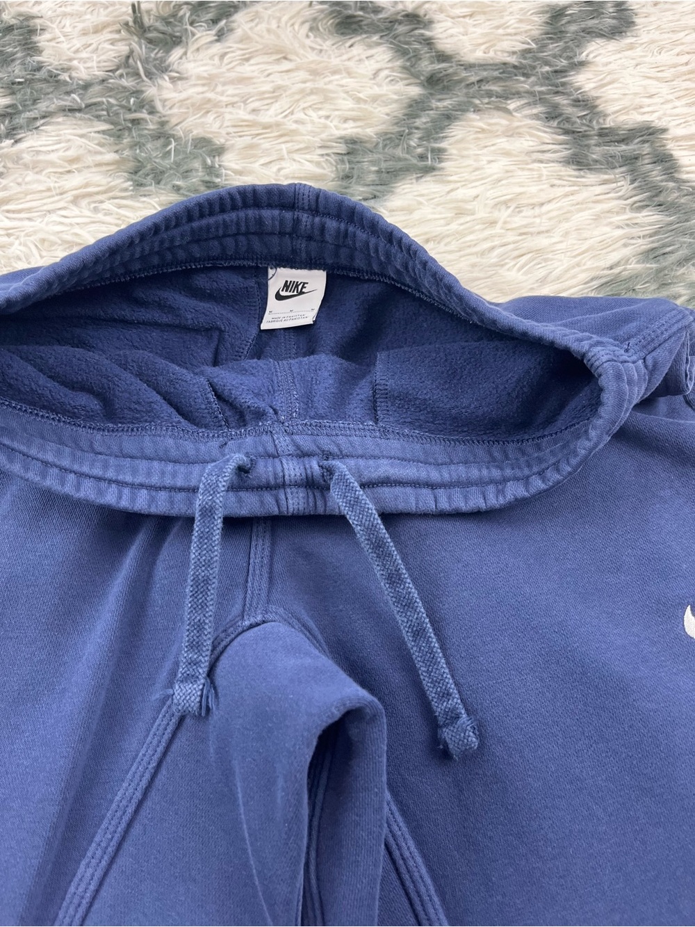 Nike Sportswear Men’s Navy Fleece Joggers Sweatpants Tapered Leg 716830-410 M - Picture 6 of 12